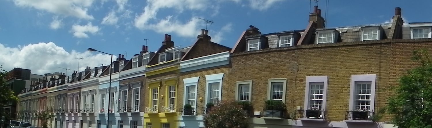 London street roof tops